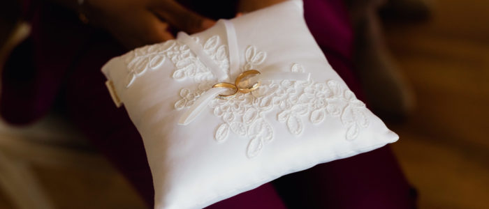 coussin d'alliance mariage